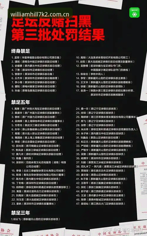 足协第三批禁足名单：中国足球反腐风暴的深度评测